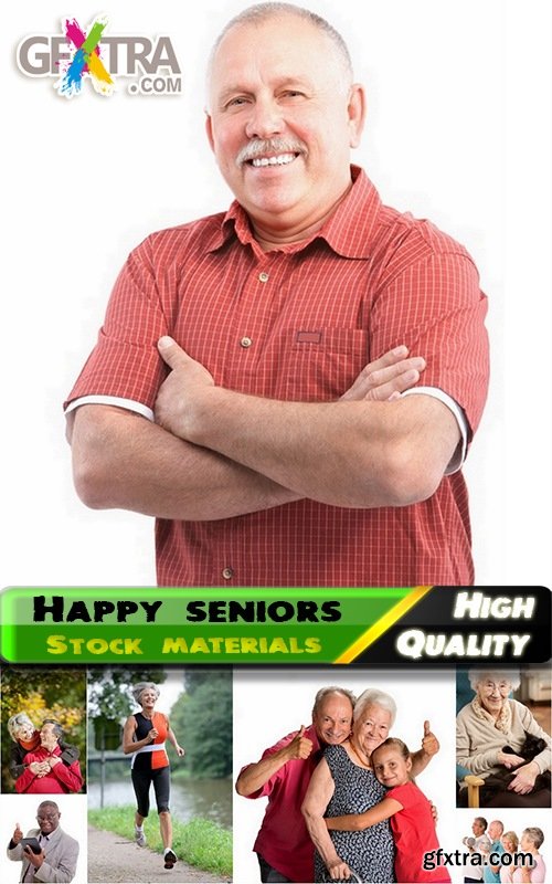 Happy seniors and old people - HQ Jpg