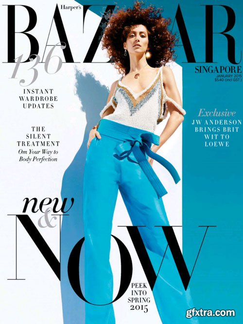 Harper\'s Bazaar Singapore - January 2015