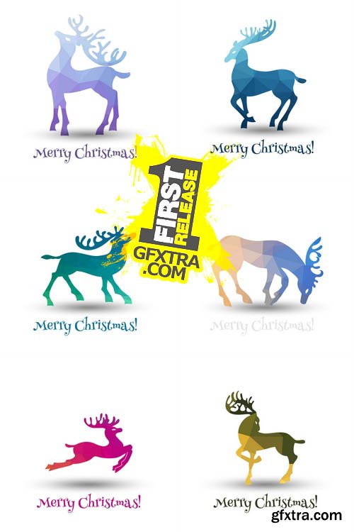 Vector - Abstract Polygonal Deer