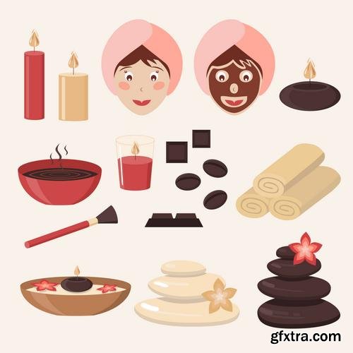 Vector - Set of Spa Elements