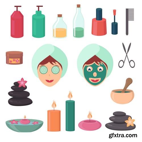 Vector - Set of Spa Elements