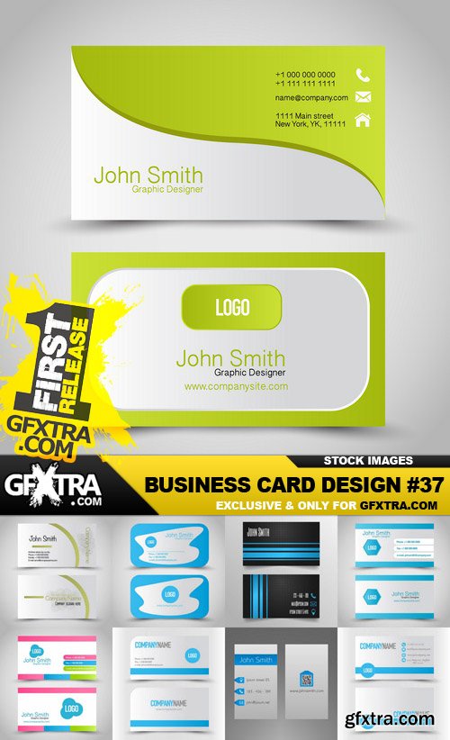 Business Card Design #37 - 25 Vector