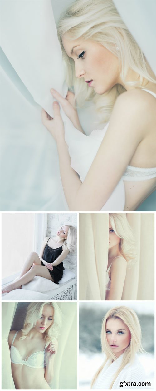 Beautiful blond girl #3 - Stock Photo Beautiful blond girl #3 - Stock Photo