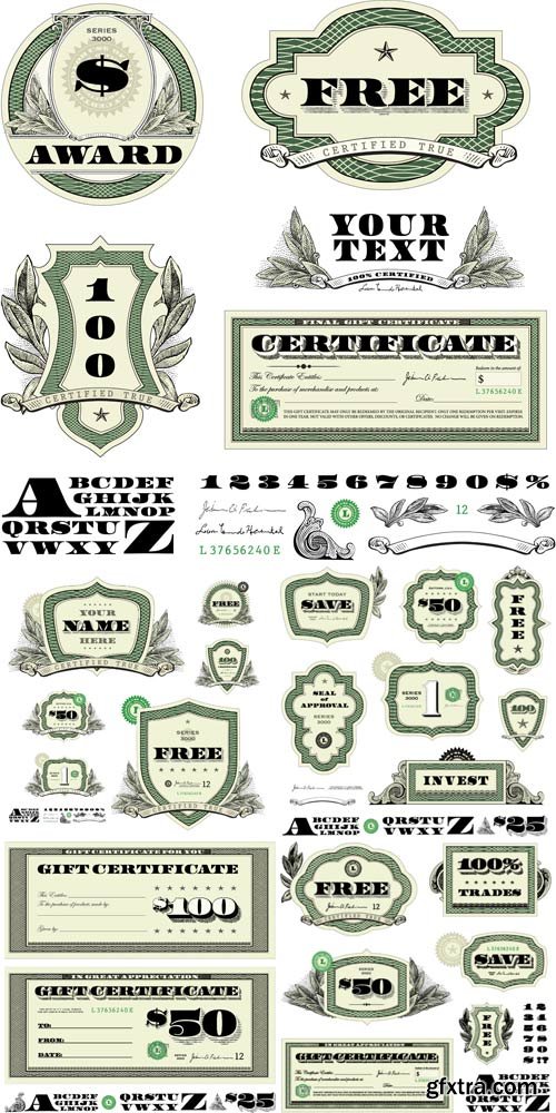 Money #3, vector elements Money #3, vector elements