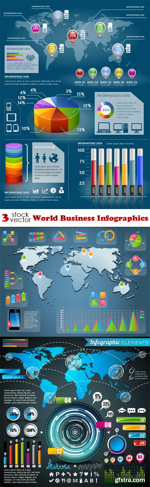 Vectors - World Business Infographics