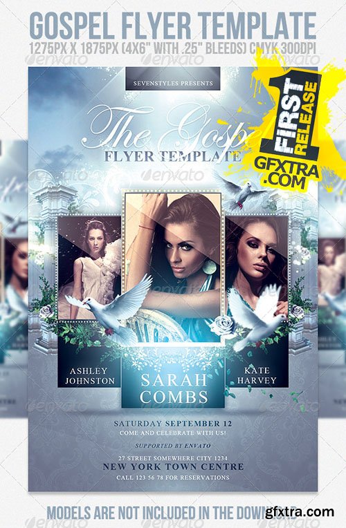 Gospel Flyer Template - Graphicriver 410967
