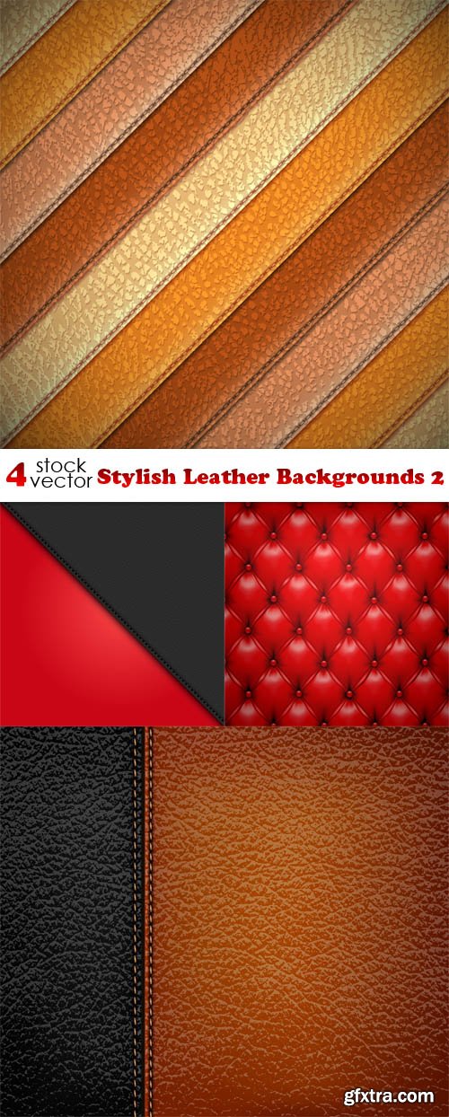 Vectors - Stylish Leather Backgrounds 2