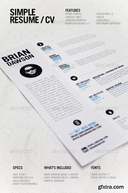 GraphicRiver - Simple Resume