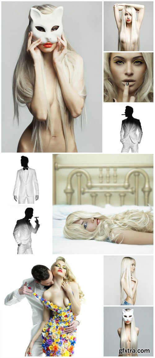 Men and women, fashion people - Stock photo Men and women, fashion people - Stock photo