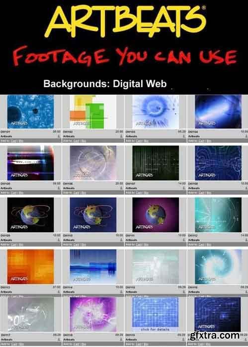 Artbeats - Backgrounds: Digital Web HD (1080p)