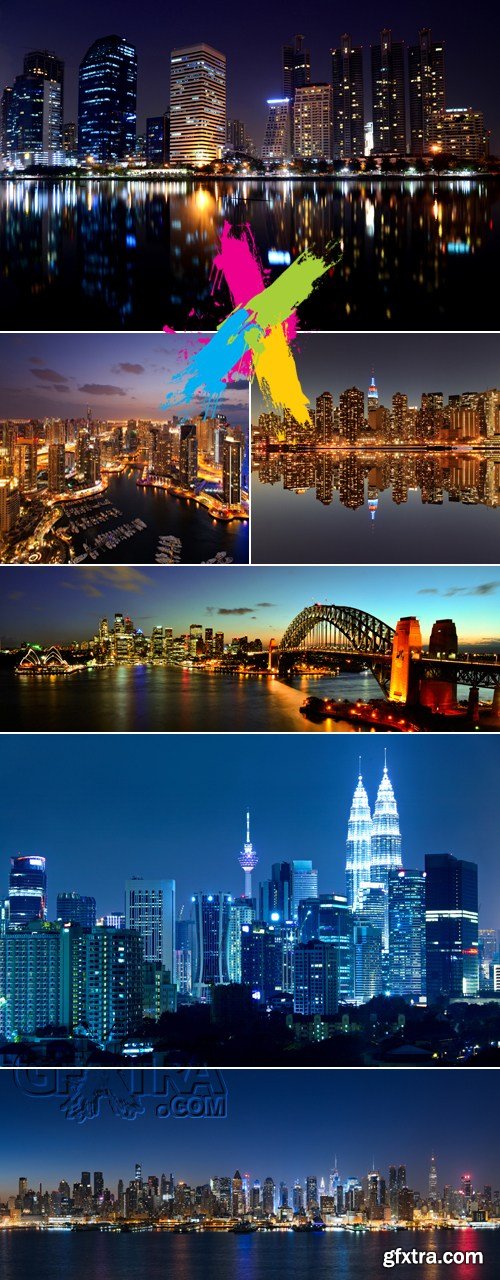 Stock Photo - Night City Lights 4