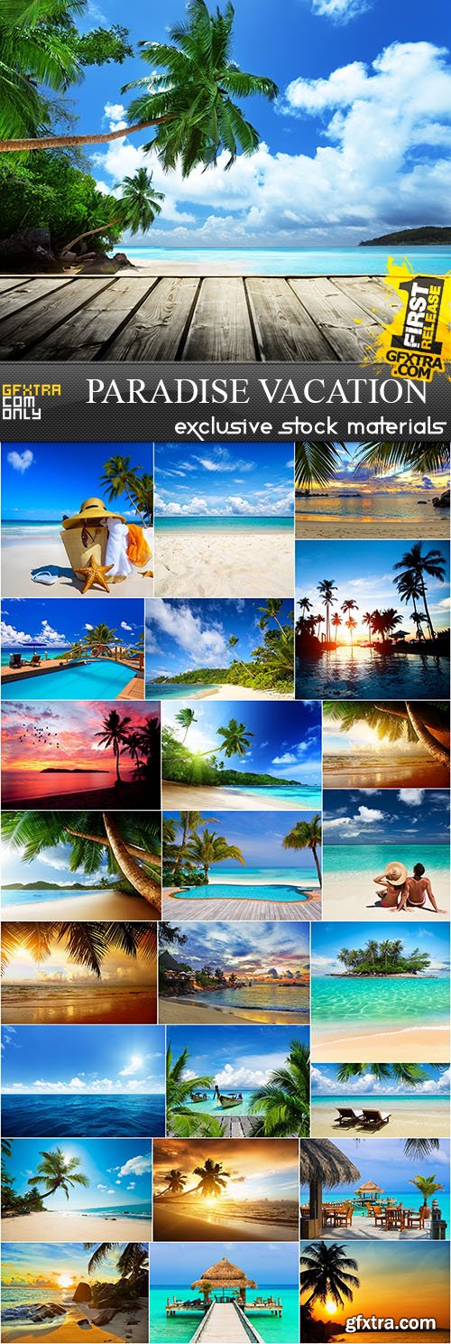 Paradise Vacation, 25xUHQ JPEG