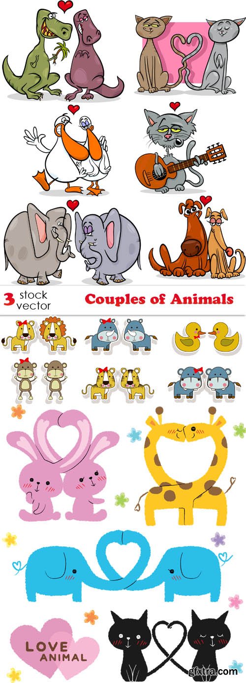 Vectors - Couples of Animals