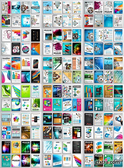 Flyer and Brochure Design 2, 25xEPS