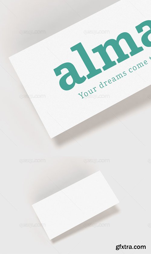 Correspondence Card Mockup - Start Up Style