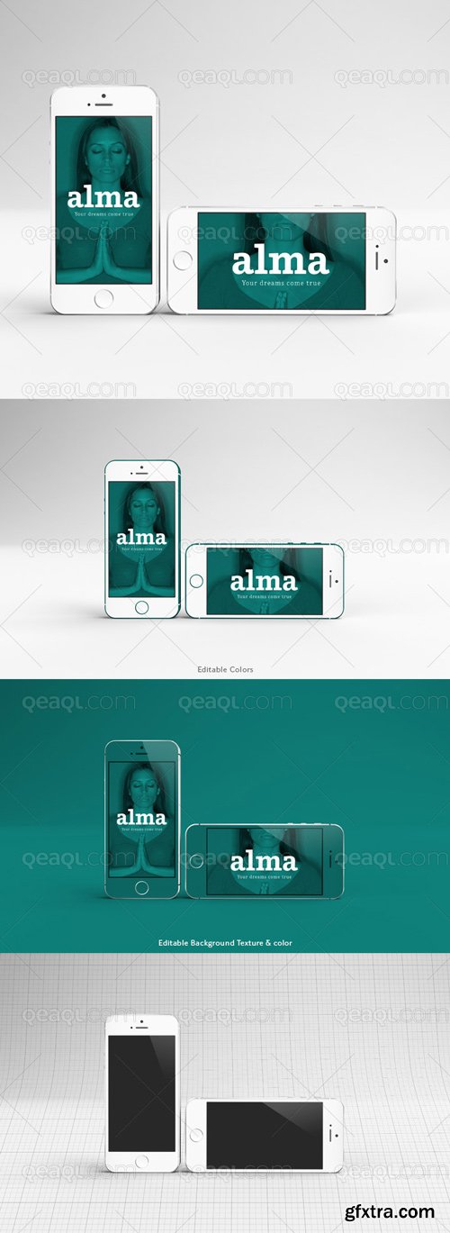 iPhone 5S Mockup - Start Up Style