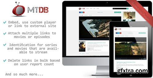 CodeCanyon - MTDb Streaming Plugin v2.3.2 CodeCanyon - MTDb Streaming Plugin v2.3.2
