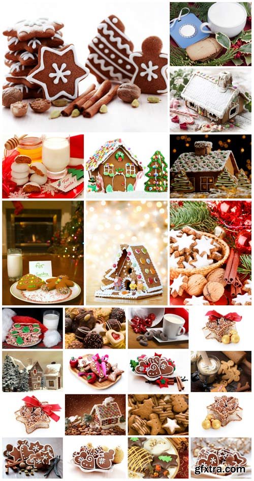 Christmas cakes and sweets - stock photos Christmas cakes and sweets - stock photos
