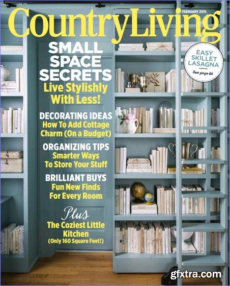 Country Living - February 2015 (True PDF)