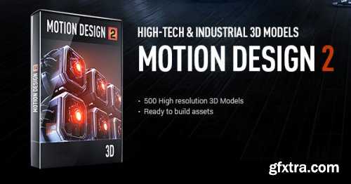 Video copilot motion design v2 - hight-tech & industrial 3d models