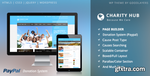 ThemeForest - Charity Hub - Charity / Nonprofit / Fundraising WP v1.05