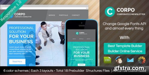 ThemeForest - CORPO - Responsive Email Template With Builder v1.0