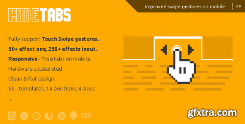 CodeCanyon - CodeTabs - Touch Responsive Tabs v3.0