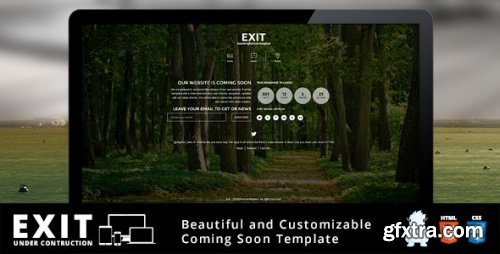ThemeForest - Exit - Responsive Under Construction Template v1.0 - FULL