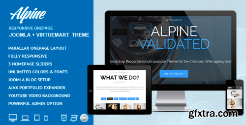 ThemeForest - Alpine - Responsive One Page Joomla Template v7.0