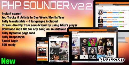 PHP SOUNDER V2.2 - Music Search Engine