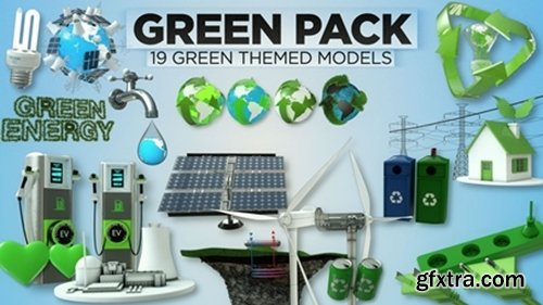 The Pixel Lab 3D Green Pack