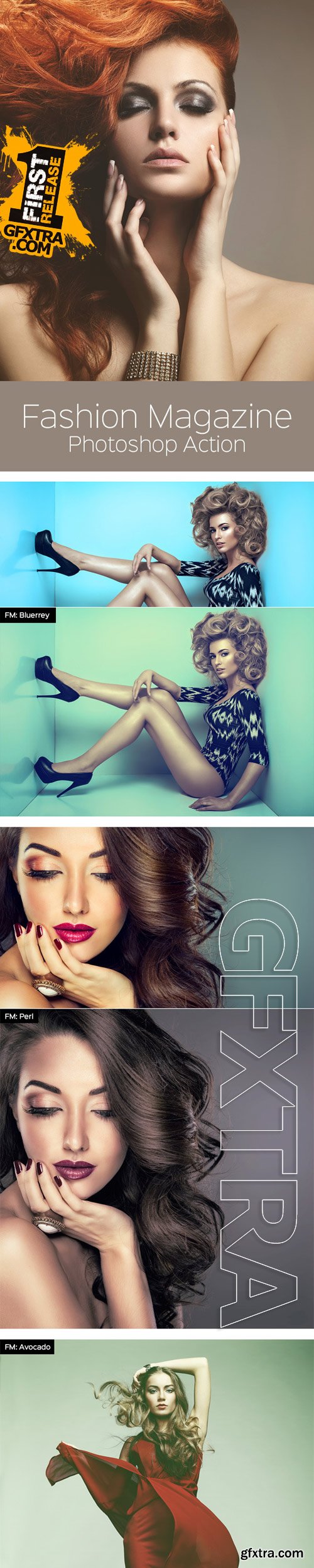 Graphicriver - Fashion Magazine - Photoshop Action 9868891
