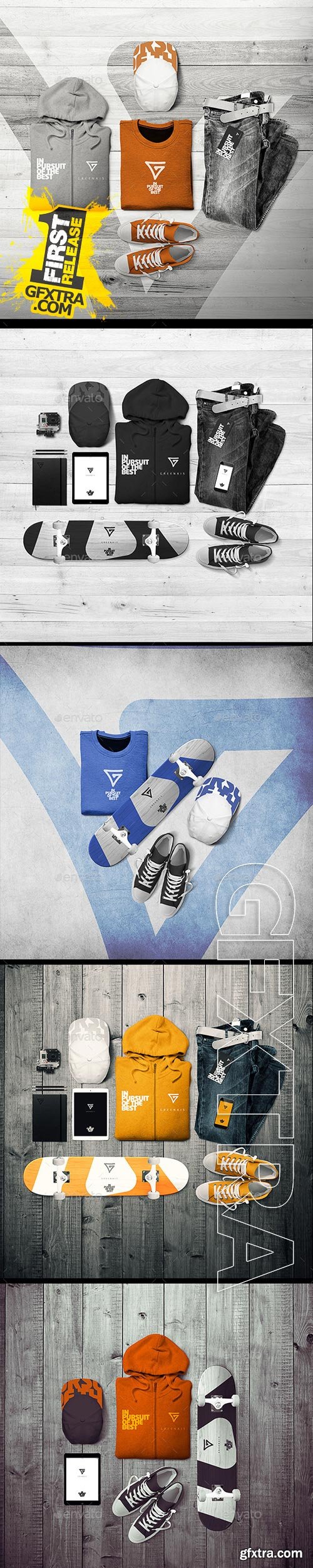 Graphicriver - Branding Apparel / Clothing mock-up 9848682