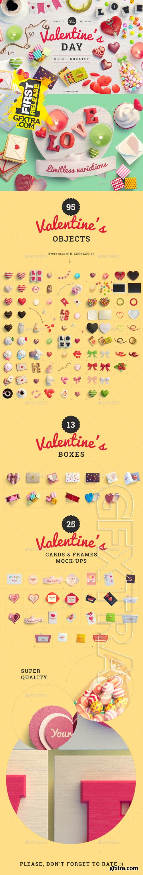 Graphicriver - St. Valentine's Day Scene Creator 9935607