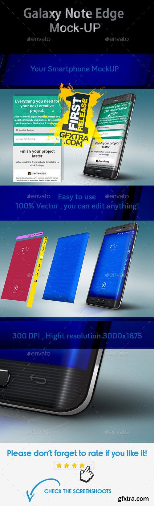Graphicriver - Galaxy Note Edge Mock-Up 9929260