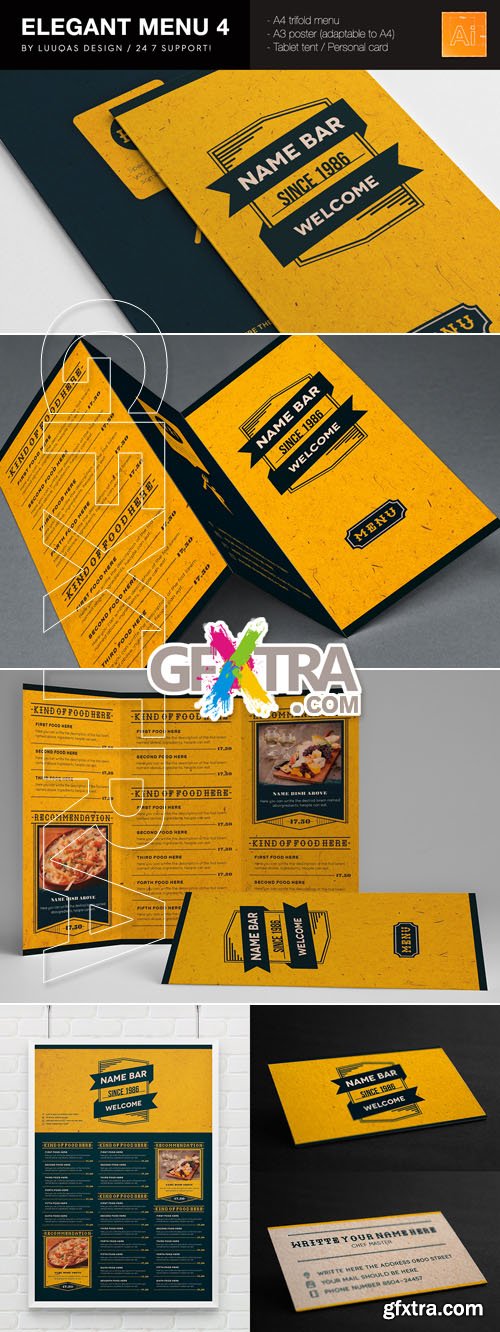 Elegant Food Identity 4