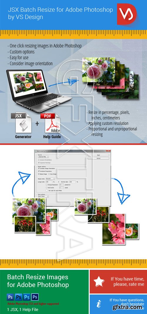 Graphicriver - JSX Batch Resize for Adobe Photoshop 9802615