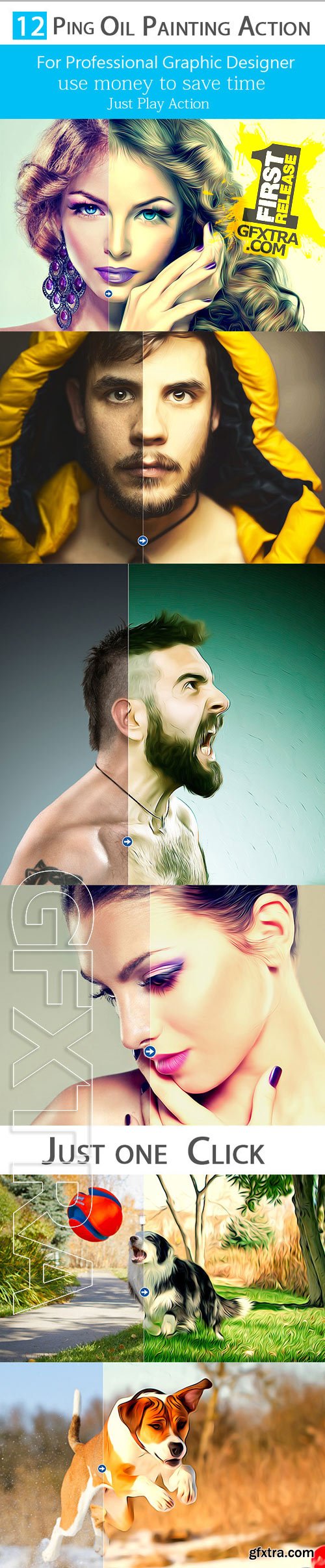 Graphicriver - 12 Ping Oil Painting Action 9913627