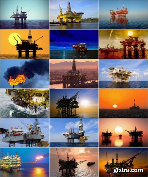 Collection of images of oil platforms 25 HQ Jpeg
