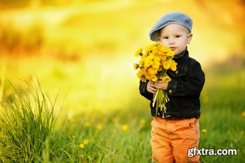 Happy people at the spring nature - 25 HQ Jpg