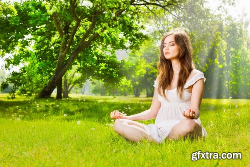 Happy people at the spring nature - 25 HQ Jpg