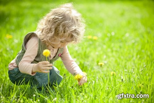 Happy people at the spring nature - 25 HQ Jpg