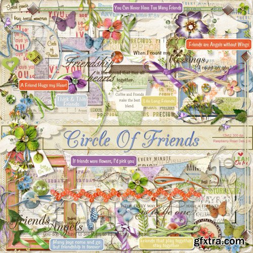 Scrap - Circle Of Friends PNG and JPG Scrap - Circle Of Friends PNG and JPG