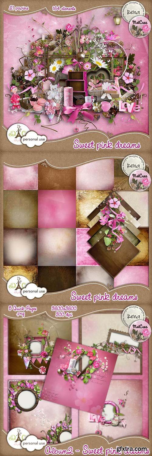 Scrap - Sweet Pink Dreams PNG and JPG