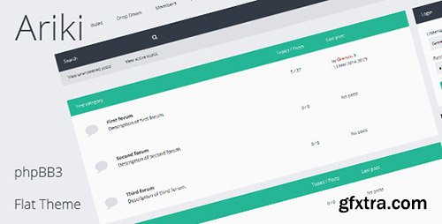 ThemeForest - Ariki - phpBB3 Flat Theme ThemeForest - Ariki - phpBB3 Flat Theme