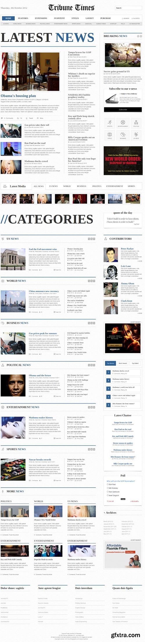 JoomlaXTC - Tribune Times v3.04 - Template For Joomla 2.5 & 3.3 JoomlaXTC - Tribune Times v3.04 - Template For Joomla 2.5 & 3.3