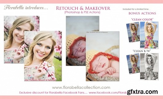 Florabella Collection - Retouch & Makeover Actions
