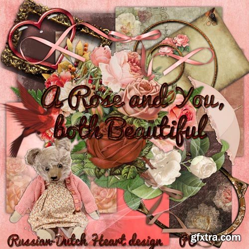 Scrap - A Rose and You, both Beautiful PNG and JPG Scrap - A Rose and You, both Beautiful PNG and JPG