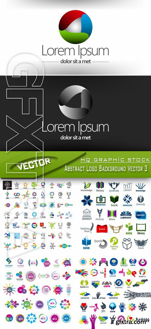 Stock Vector - Abstract Logo Background Vector 3