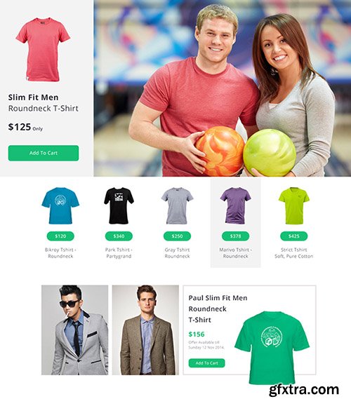 PSD Web Template - Minimal eCommerce Web Template PSD Web Template - Minimal eCommerce Web Template